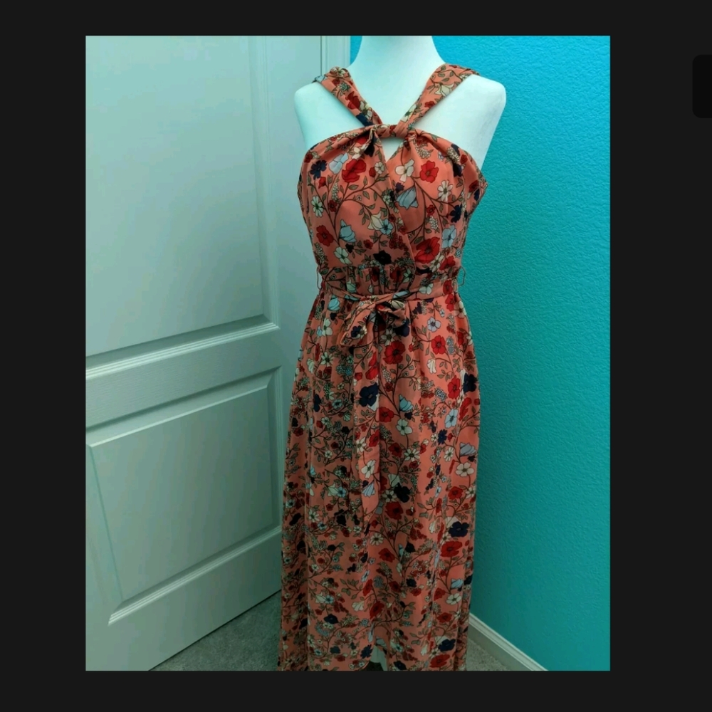 EUC Jessica Simpson Maternity Floral Printed Dress, S